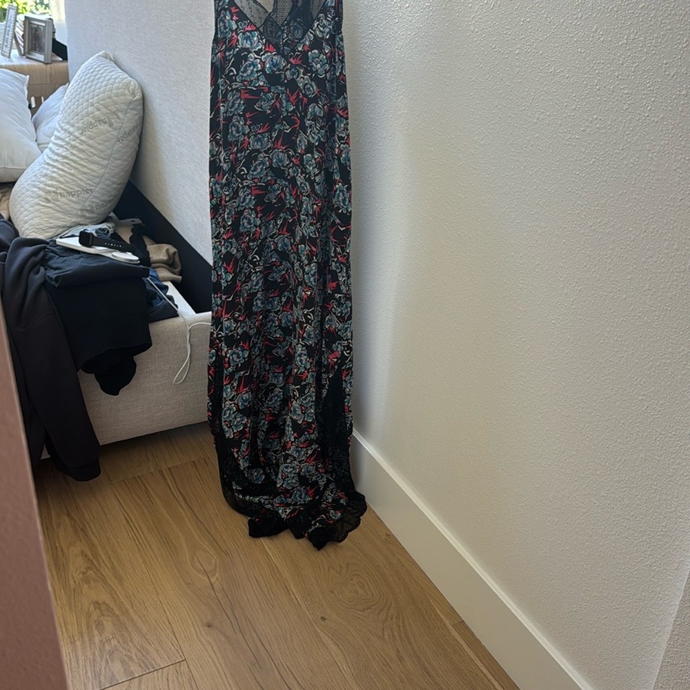 Zadig & Voltaire Noir Dress with Multicolor Pattern
